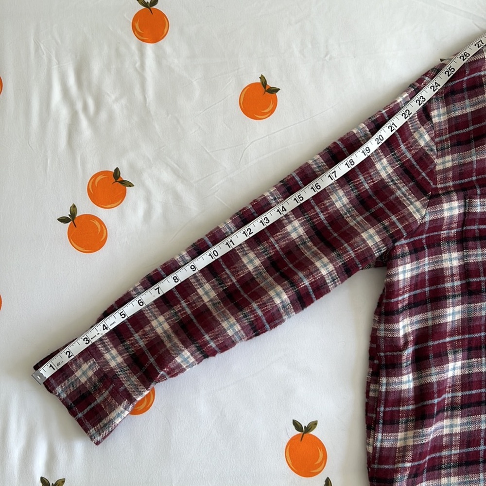 Madewell Flannel Oversized Ex-Boyfriend Shirt in Carl Plaid. - Picture 10 of 12